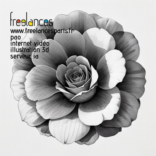 Pao mise en page internet vidéo illustration 3d serveur IA générative AI freelance paris studio de création magazines 8UP6PB51